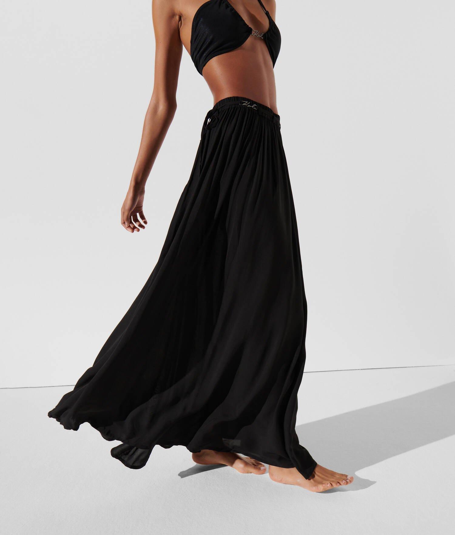 KARL SIGNATURE MAXI BEACH SKIRT Product Image