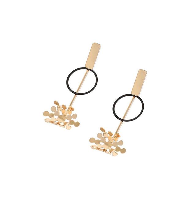 Sohi Womens Geometric Drop Earrings Product Image