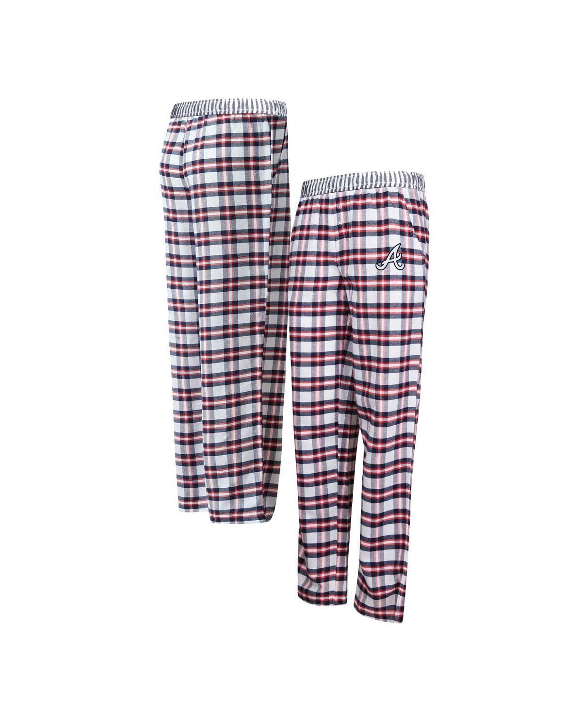 Womens Concepts Sport /Red Atlanta Braves Sienna Flannel Sleep Pants Blue Product Image