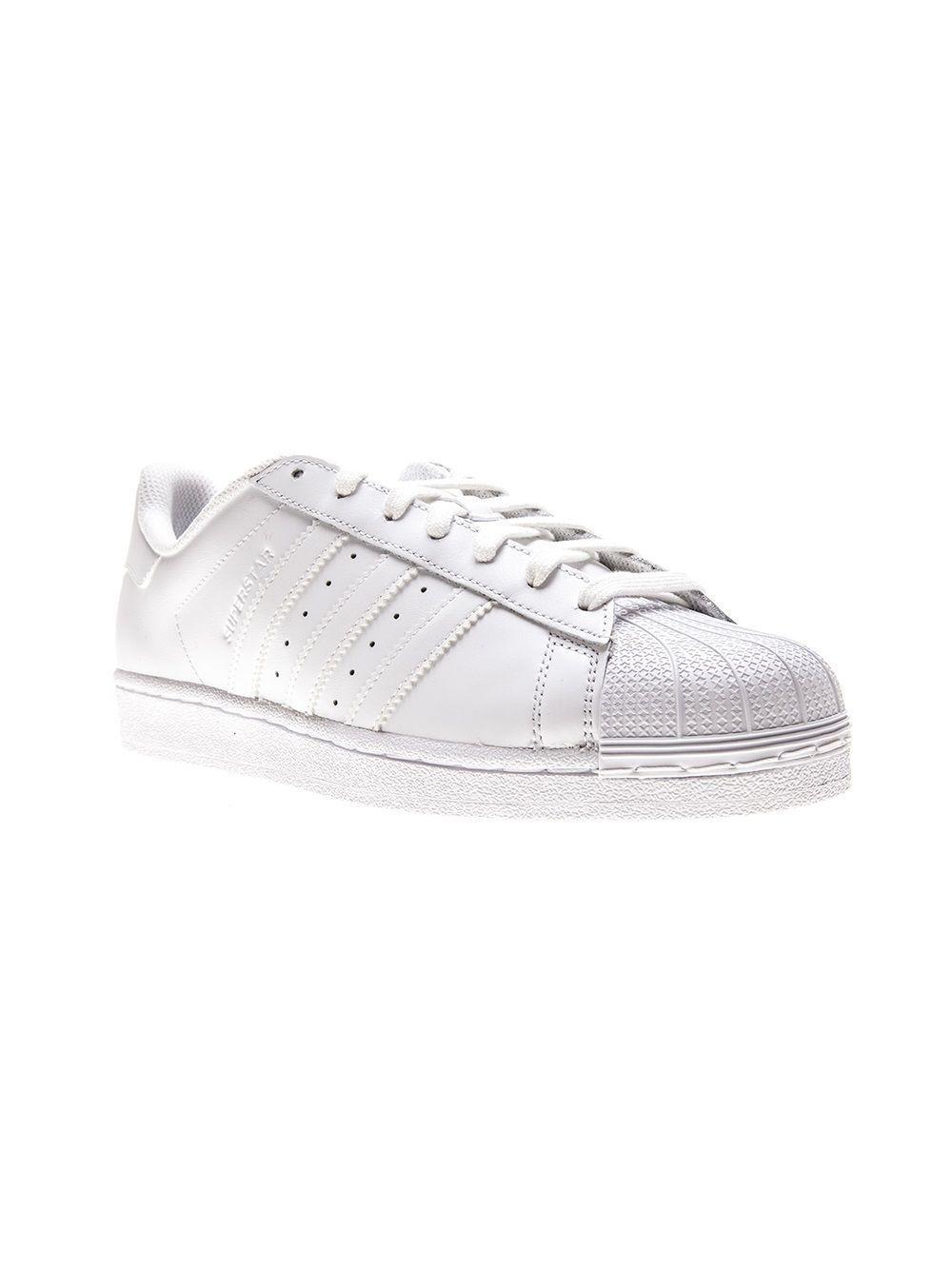 ADIDAS ORIGINALS Superstar Foundation Sneakers In White/white/white Product Image