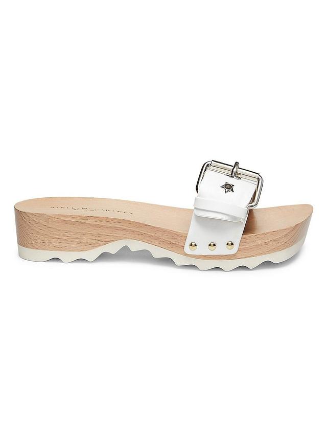 Womens Elyse 40MM Wooden Sandals Product Image