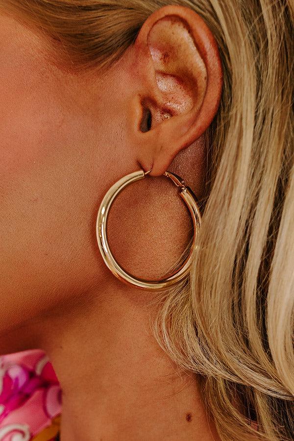 Sassy and Chic Hoop Earrings Product Image