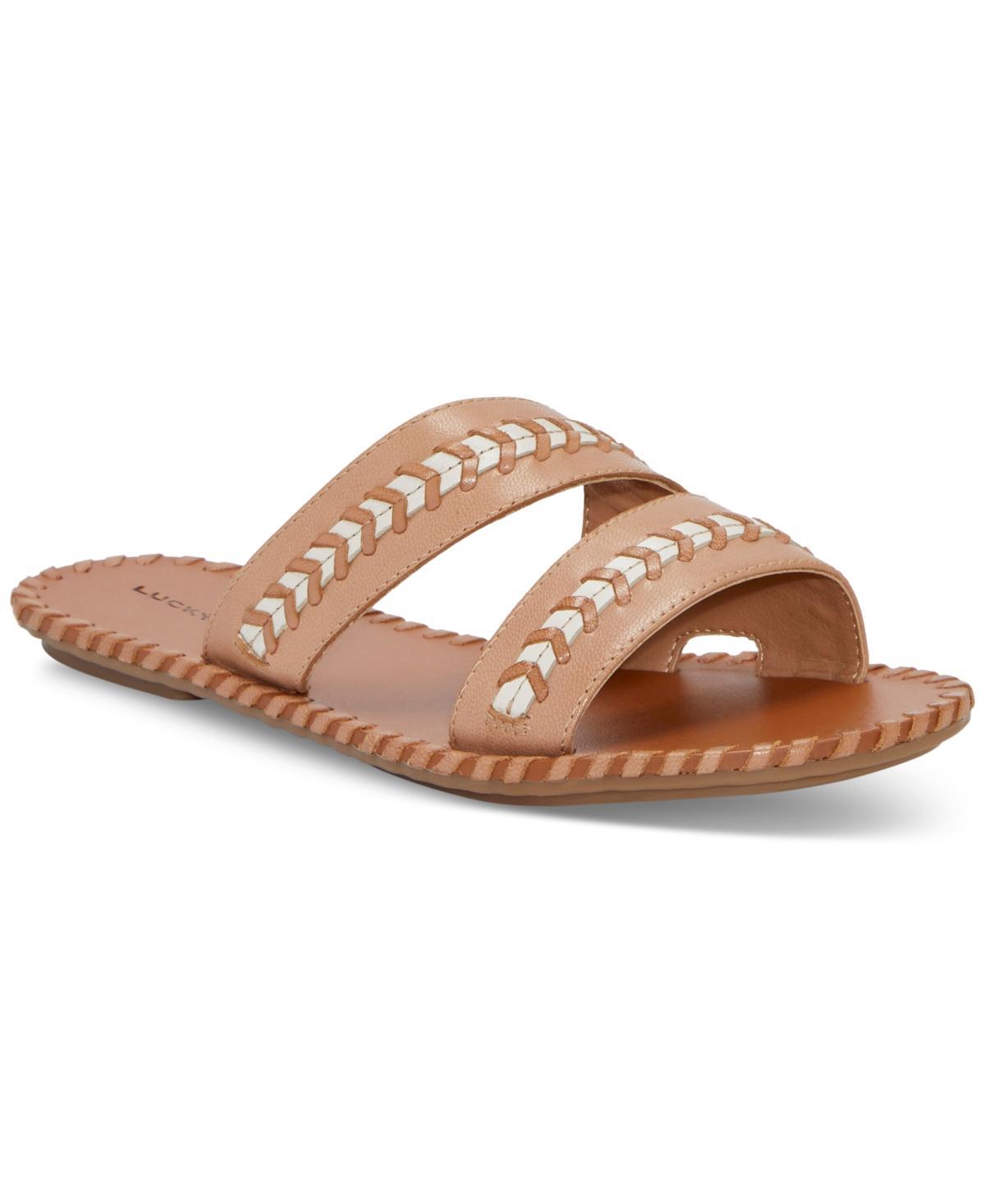 Lucky Brand Womens Zanora Double Band Flat Sandals Product Image