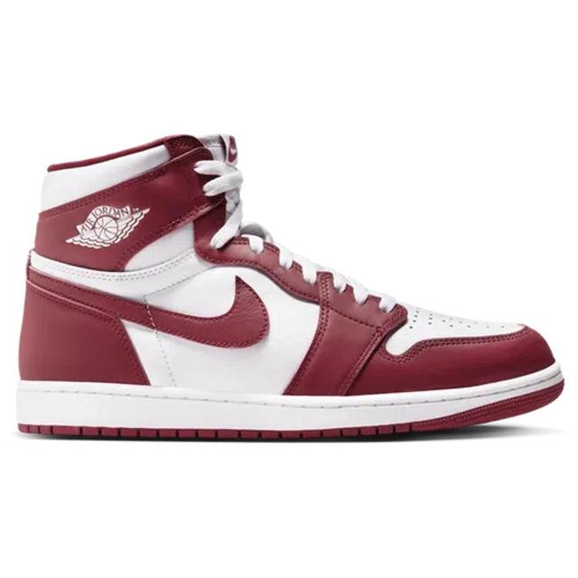 Jordan Mens Retro 1 High OG - Shoes White/Red Product Image