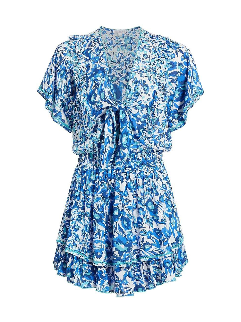 Womens Alyson Floral Minidress Product Image