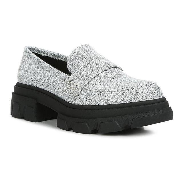 London Rag Chunky Womens Lug Sole Loafers Product Image