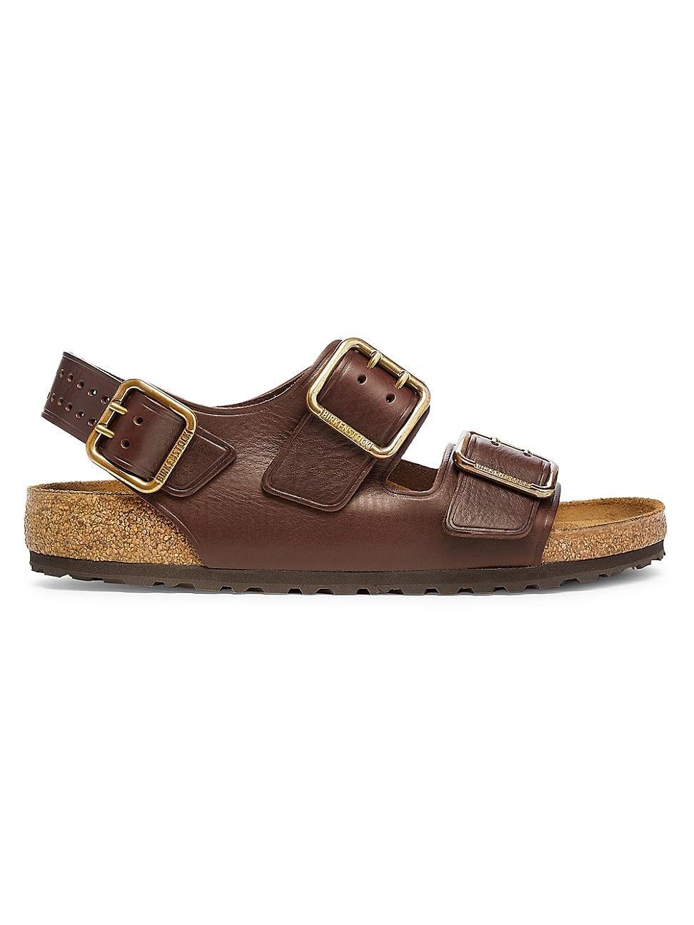 Mens Unisex Milano Aniline Leather Sandals Product Image