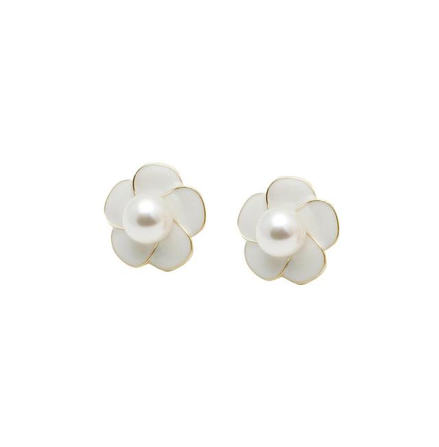 Sohi Womens Flower Stud Earrings Product Image