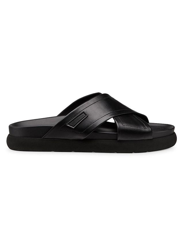 Mens SW Flex Leather Sport Slides Product Image