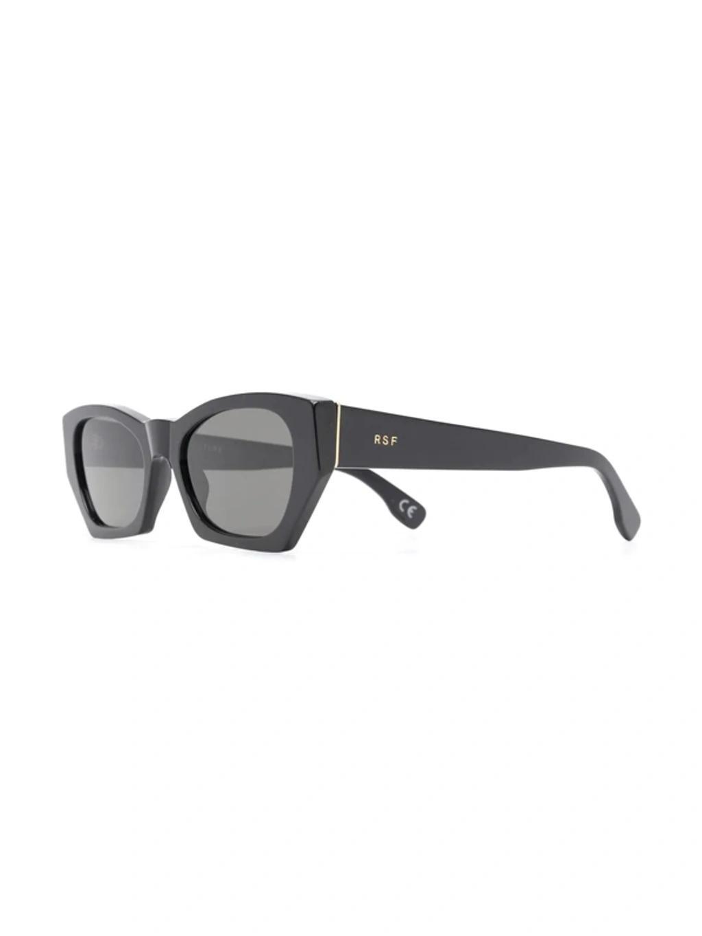 RETROSUPERFUTURE Square-frame Logo-detail Sunglasses In Black Faded Product Image