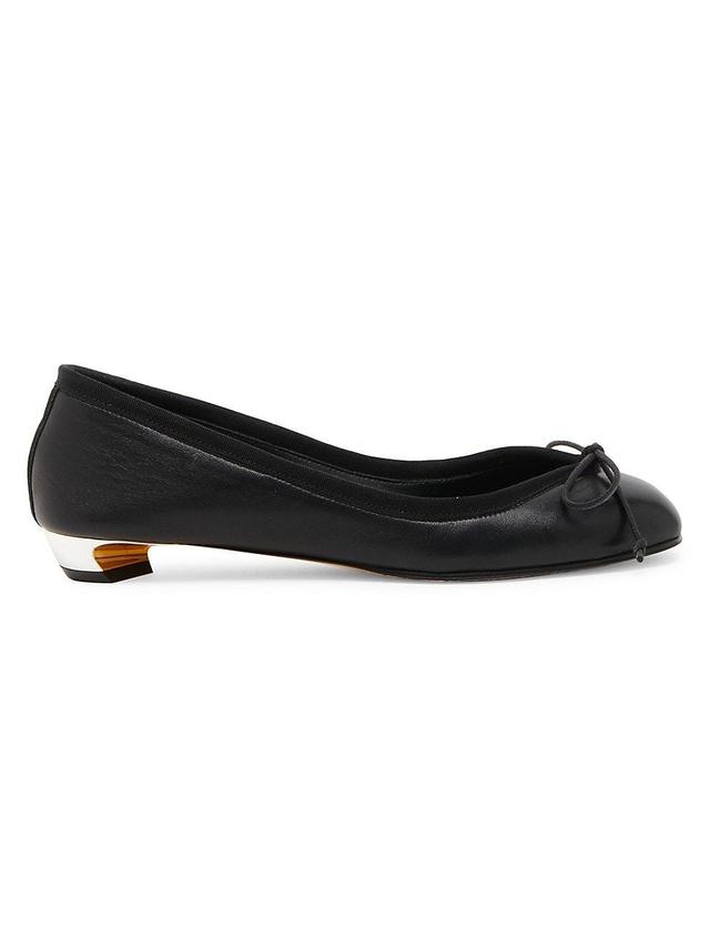 Alexander McQUEEN Womens Bow Ballet Flats Product Image