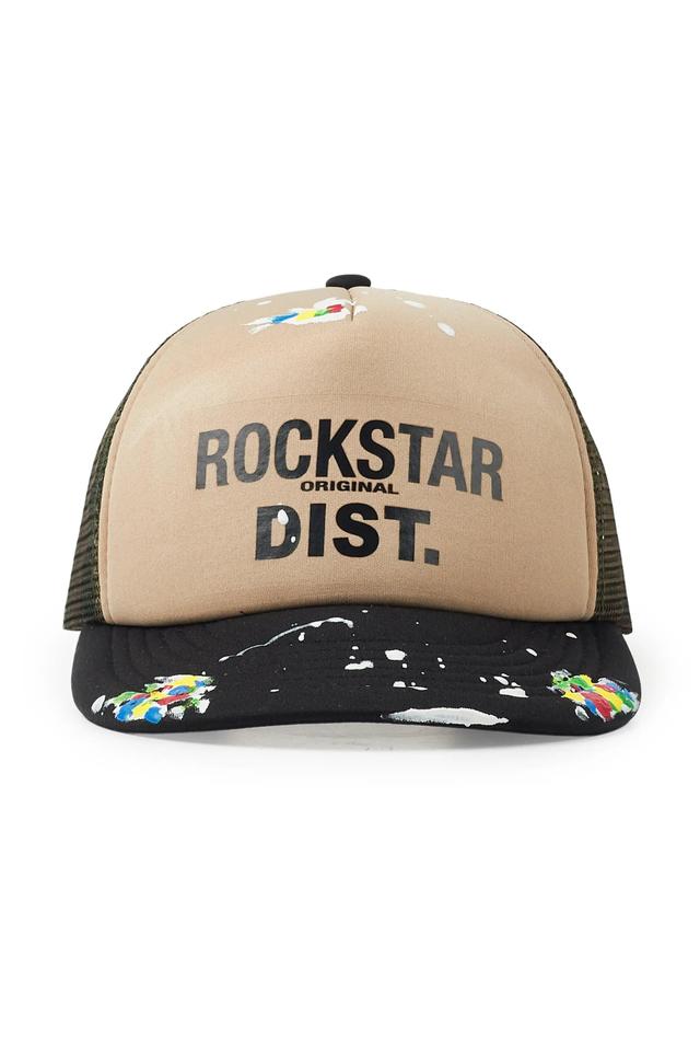 Neptune Beige/Camo Trucker Hat Male Product Image