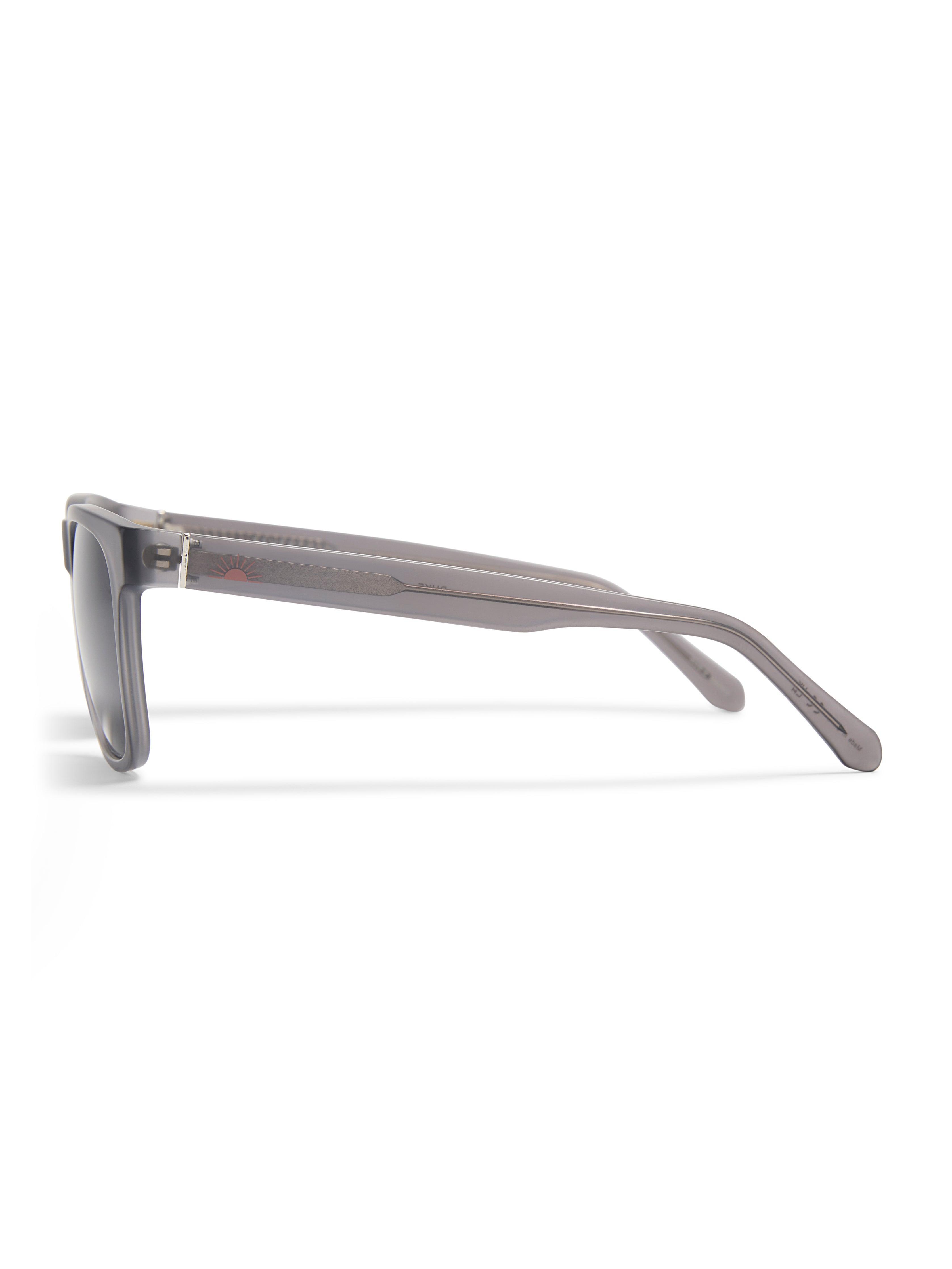 Duke Sunglasses - Matte Grey Crystal Solid Grey Product Image