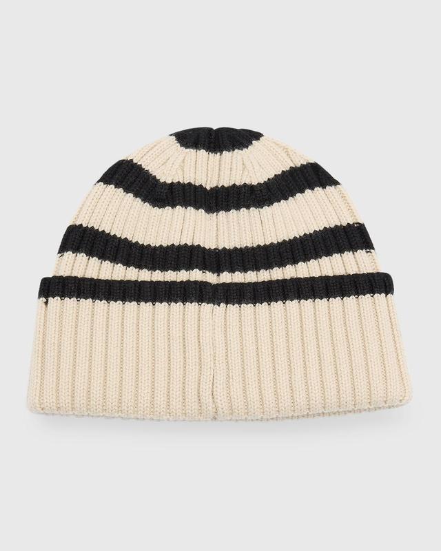 Womens Signature Striped Wool Beanie Product Image