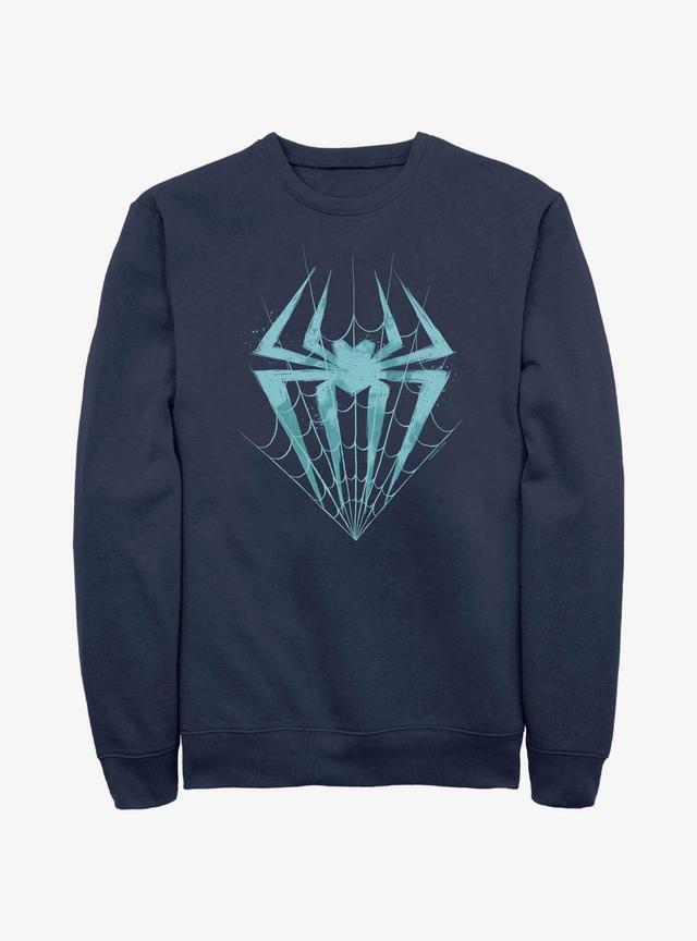 Marvel Spider-Man Spider Symbol With Web Sweatshirt Product Image