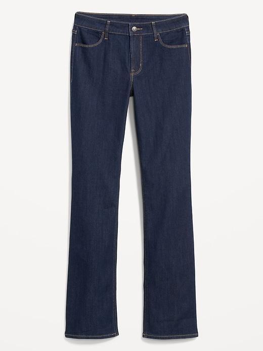 Mid-Rise Wow Boot-Cut Jeans Product Image