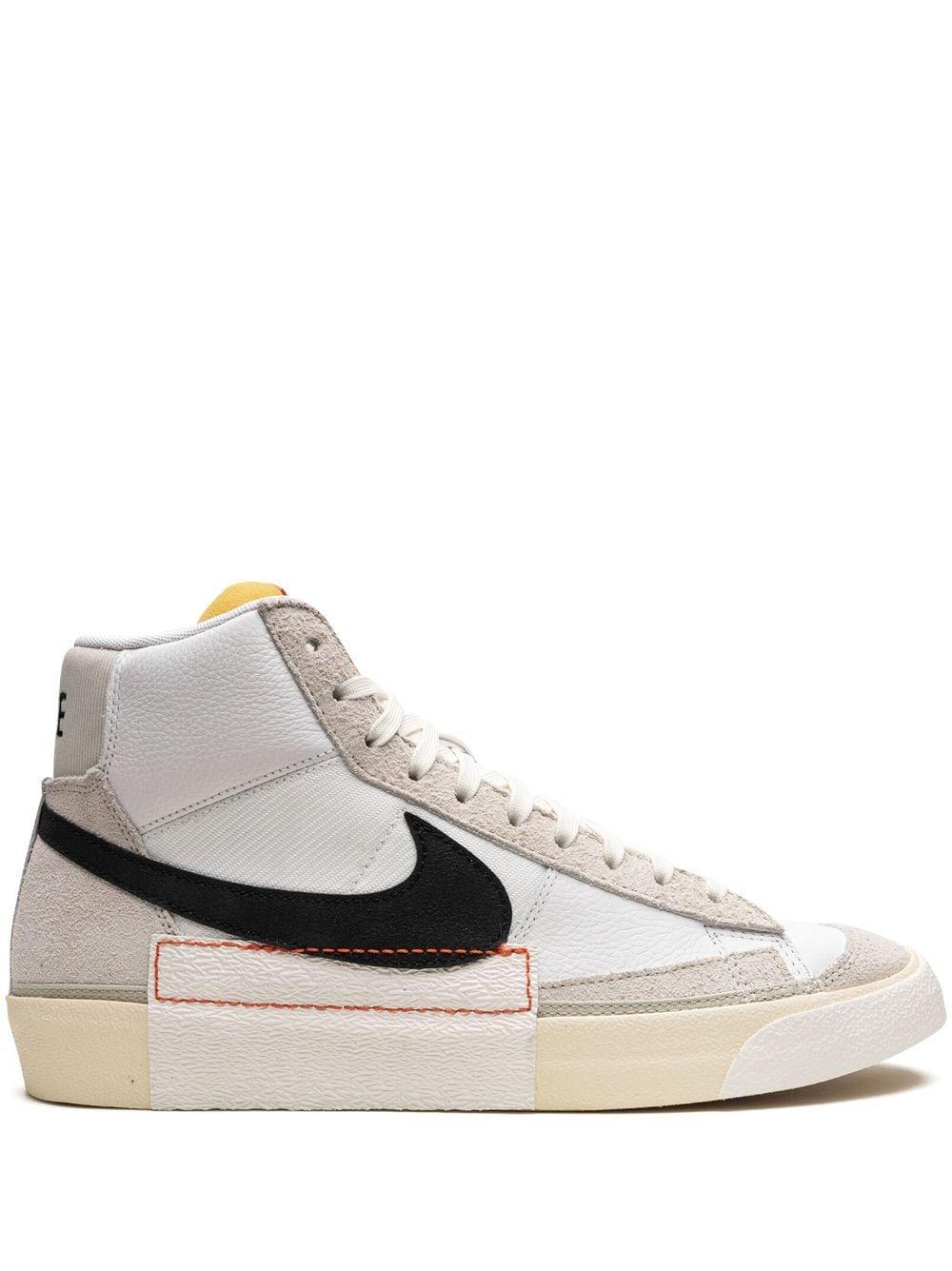 Blazer Mid Pro Club Sneakers In White Product Image