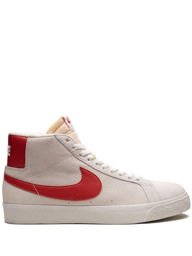 Sb Zoom Blazer Mid Sneakers In Neutrals Product Image