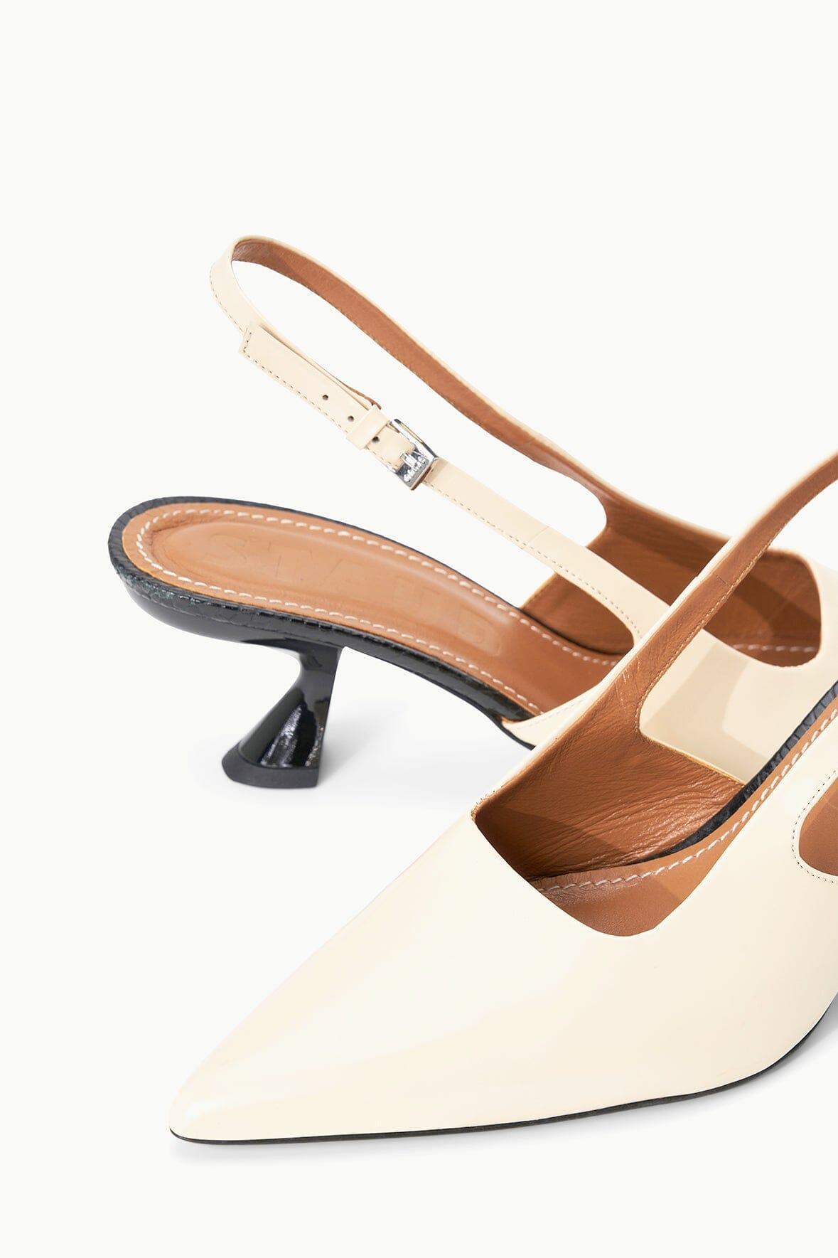 NEVE SLINGBACK HEEL | CREAM BLACK Product Image