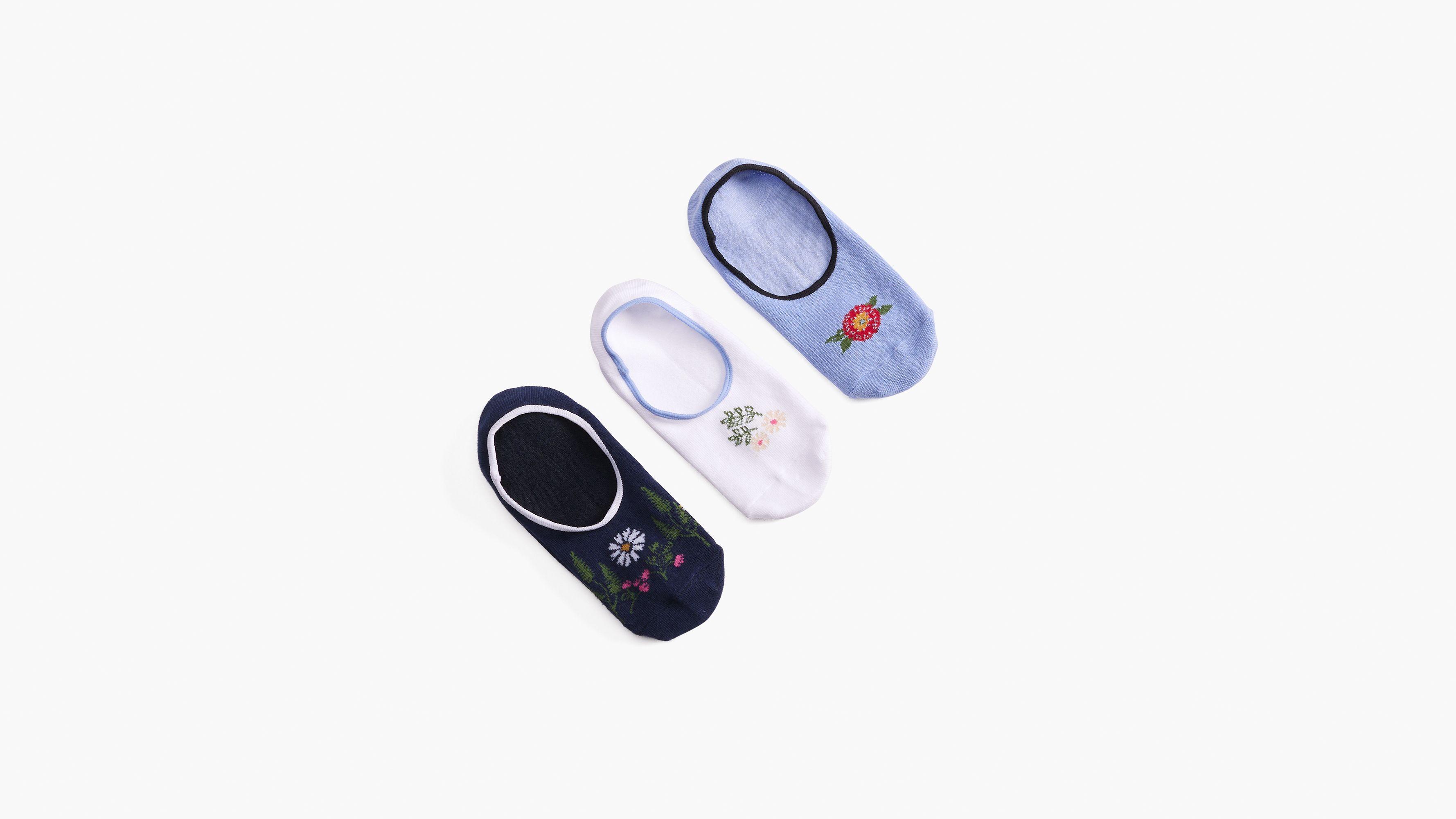 Flower Field No Show Socks Product Image