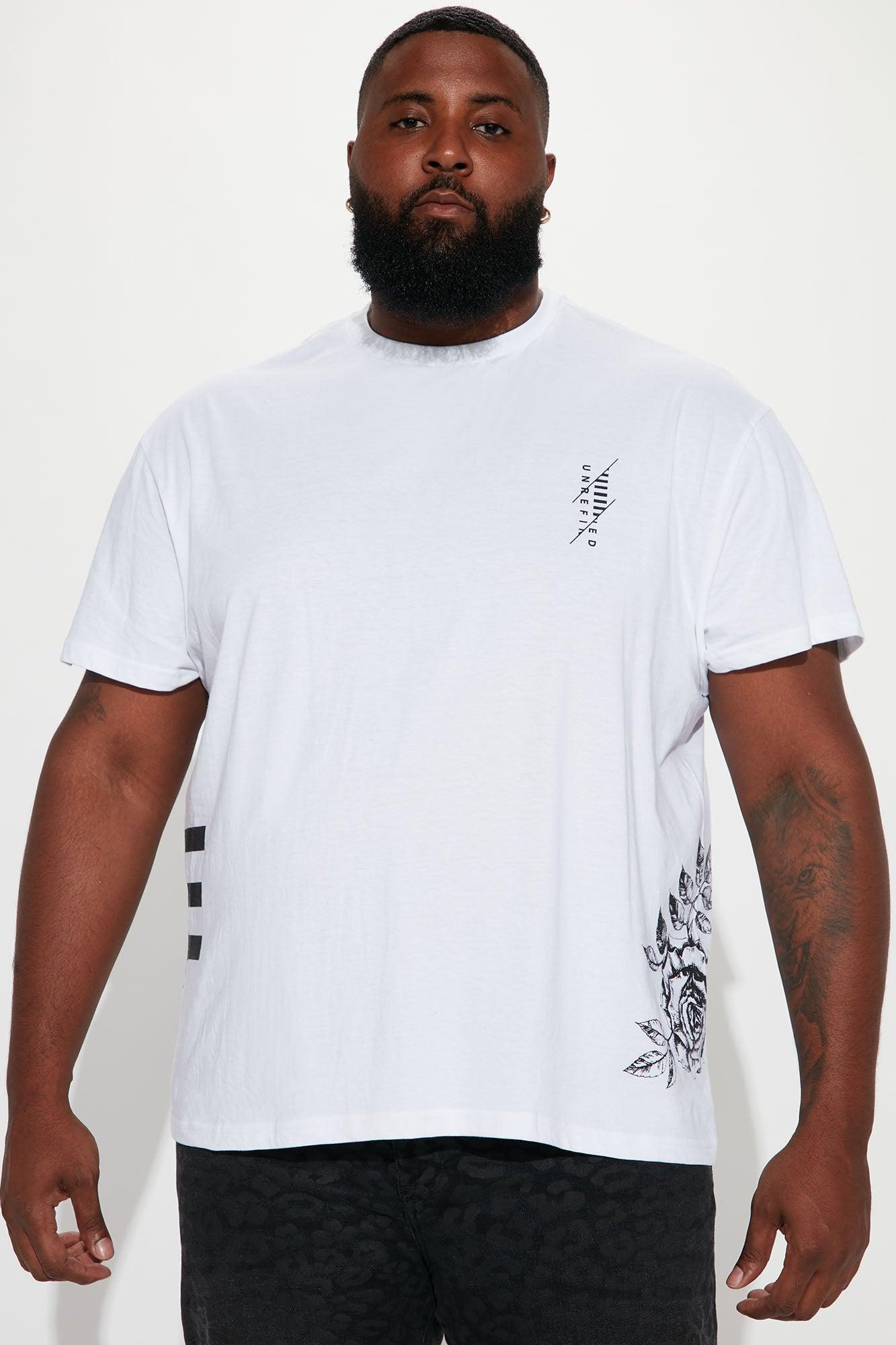 Black Roses Short Sleeve Tee - White Product Image