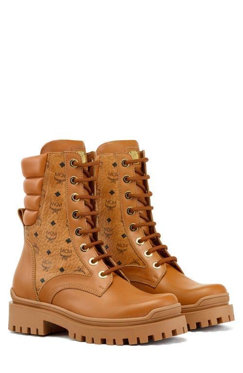 MCM Visetos Monogram Combat Boot Product Image