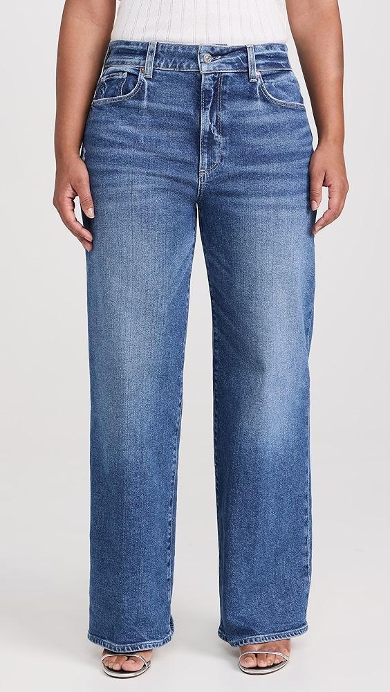 PAIGE Sasha 32" Wide Leg Jeans | Shopbop Product Image