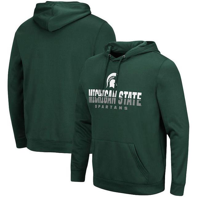 Mens Colosseum Michigan State Spartans Lantern Pullover Hoodie Product Image