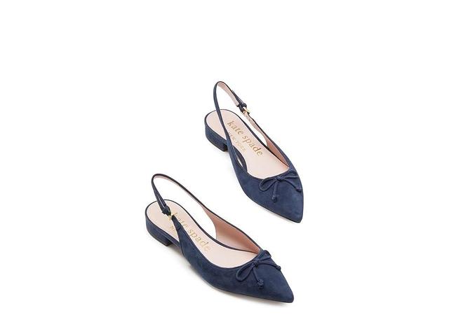 kate spade new york Womens Veronica Flat Pointed Toe Slingback Ballet Flats Product Image