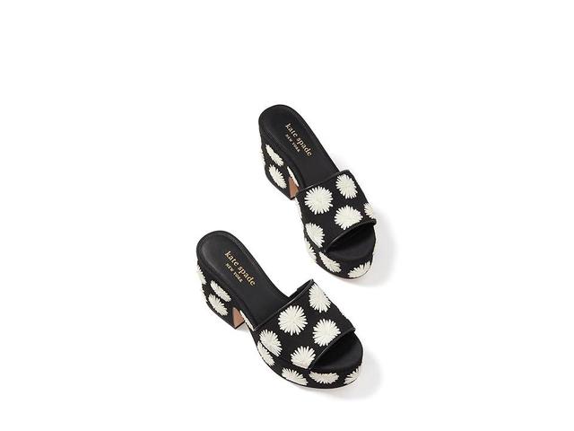 Kate Spade New York Ibiza Pom Pom Floral Cream) Women's Sandals Product Image