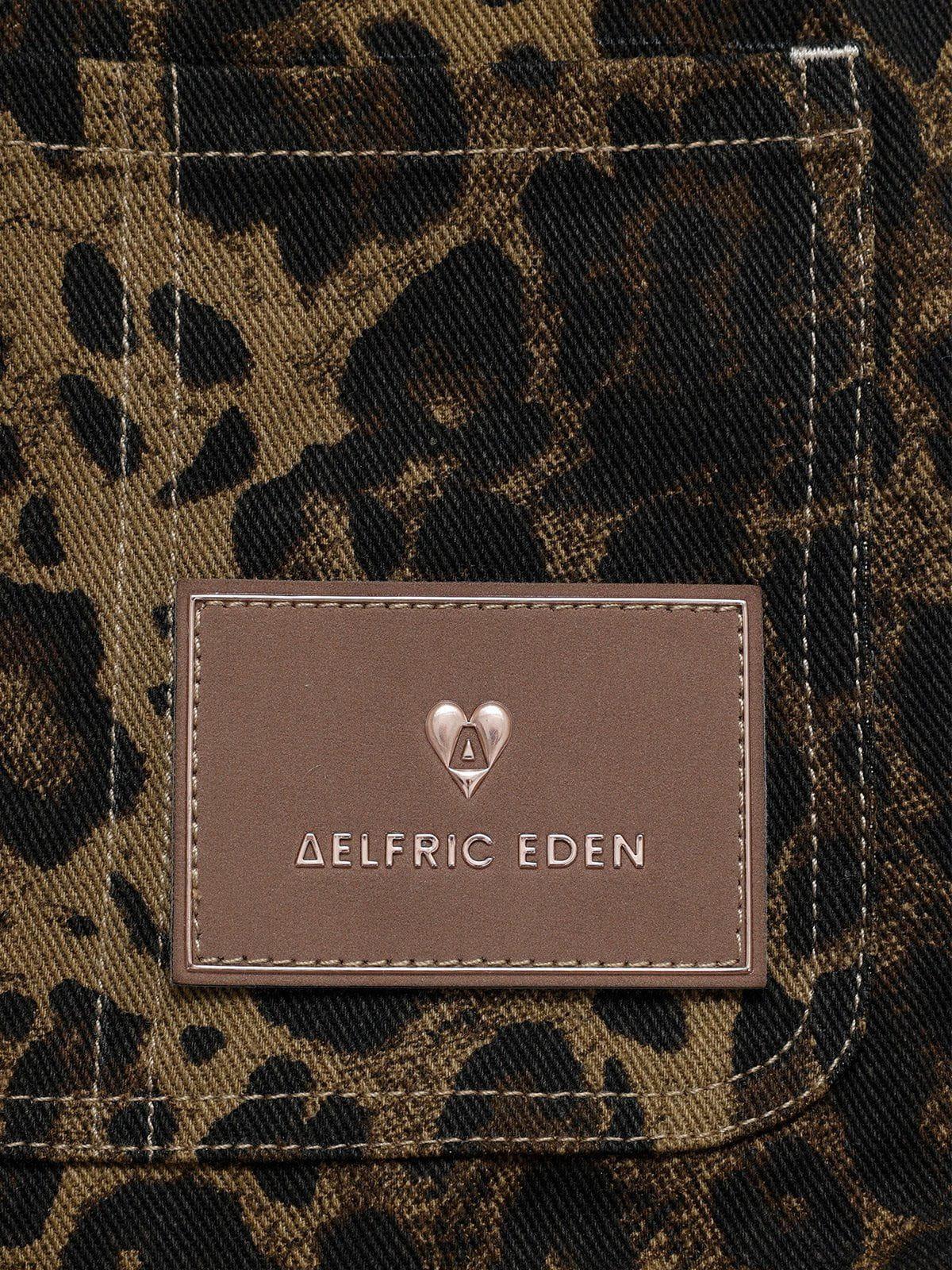 Aelfric Eden Leopard Print Overall Shorts Product Image