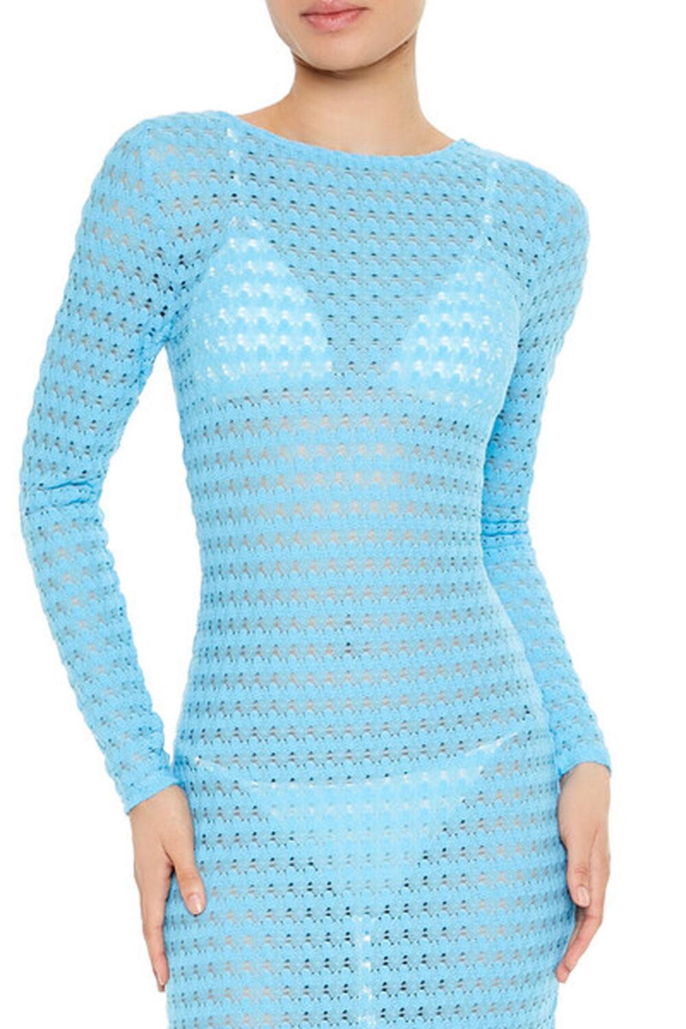 Crochet Swim Cover-Up Dress | Forever 21 Product Image