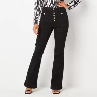 Bold Elements Womens Mid Rise Flare Leg Jean Product Image