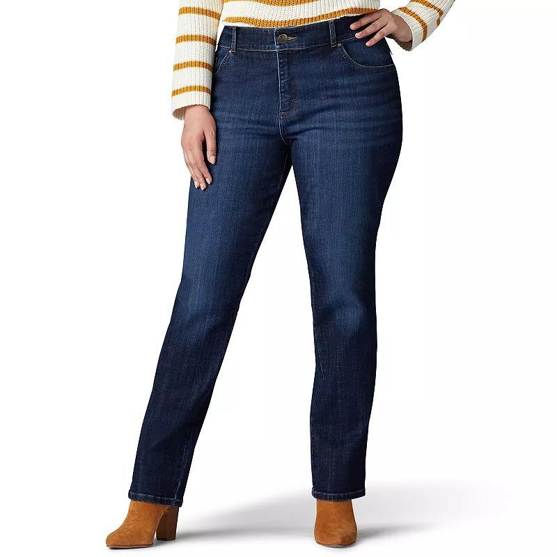 Plus Size Lee Relaxed Fit Straight-Leg Jeans, Womens Product Image