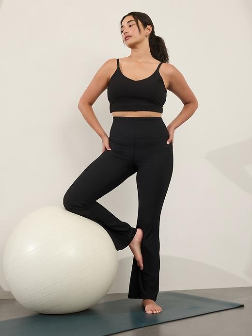 Elation Ultra High Rise Rib Flare Pant Product Image