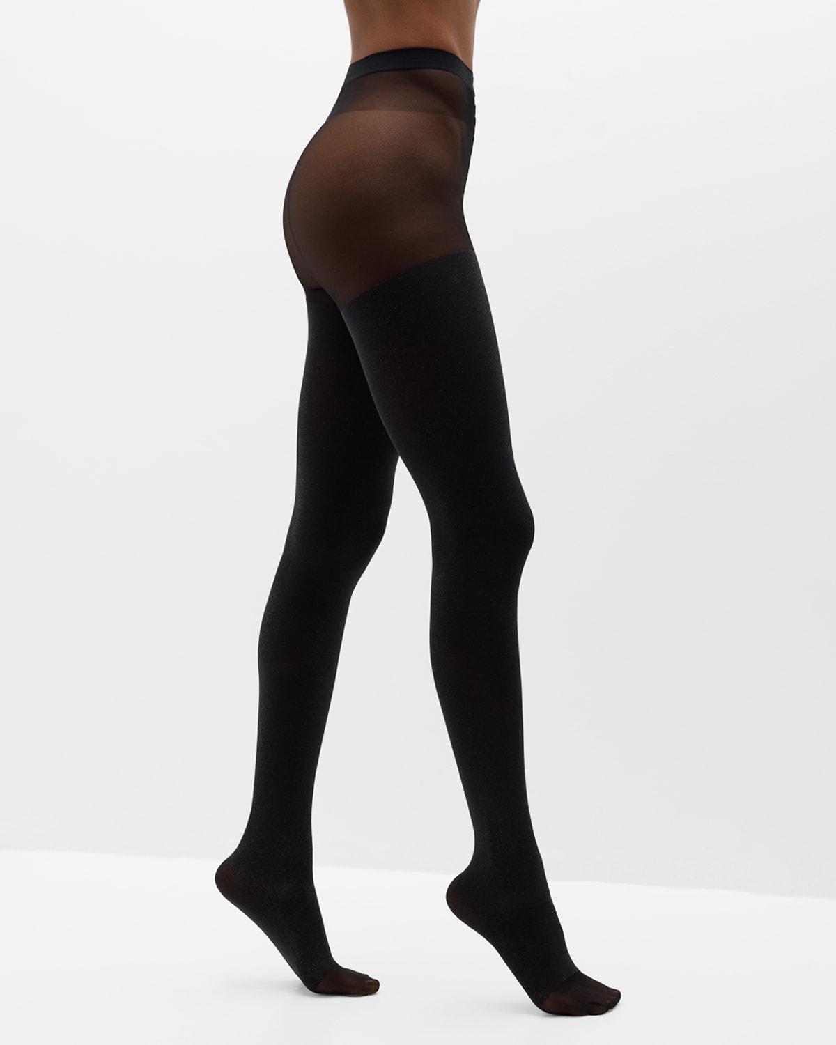 Wolford Shiny Sheer Tights Pewter) Hose Product Image