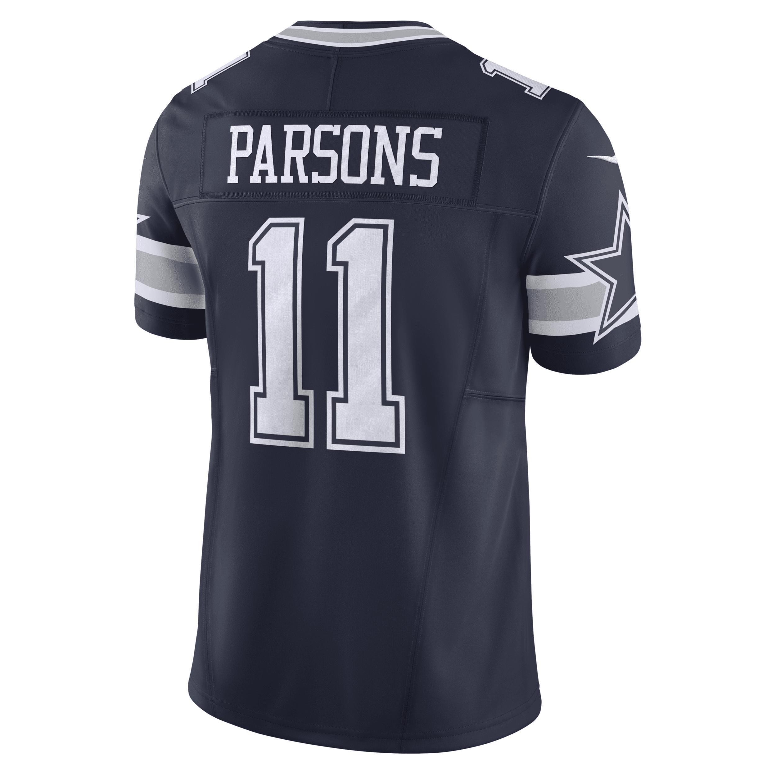 Mens Nike Micah Parsons Dallas Cowboys Vapor F.U.S.E. Limited Jersey Blue Product Image