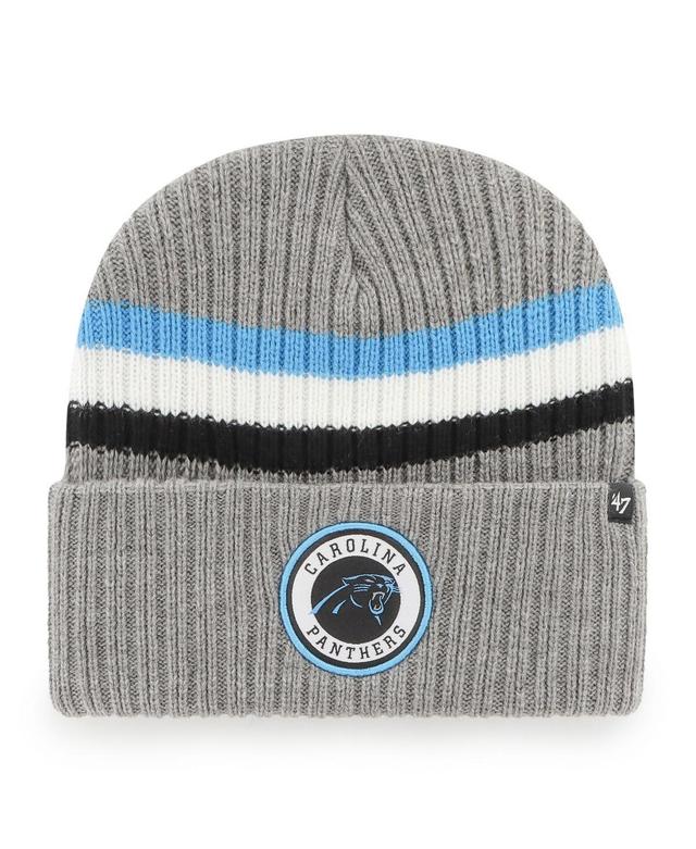 Mens 47 Brand Gray Carolina Panthers Highline Cuffed Knit Hat Product Image