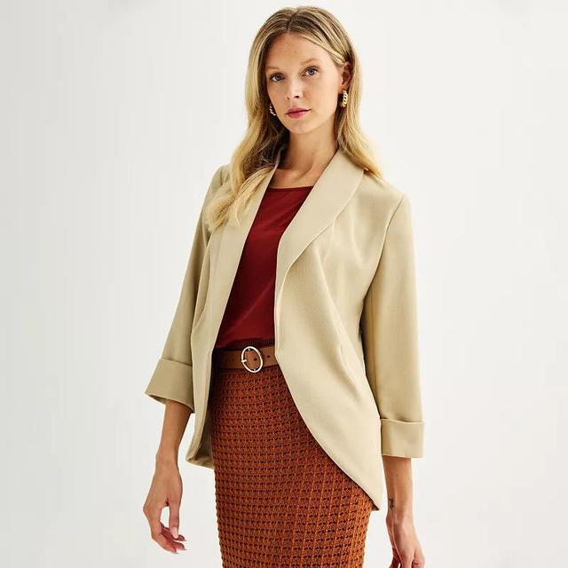 Womens Nine West Cuffed Sleeve Cocoon Blazer Product Image