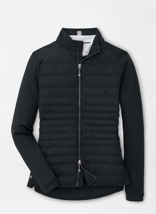 Peter Millar Womens Merge Hybrid Jacket | Color: Black | Size: XS Product Image