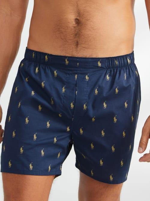 Polo Ralph Lauren Classic Fit Woven Boxer Briefs 3 Product Image