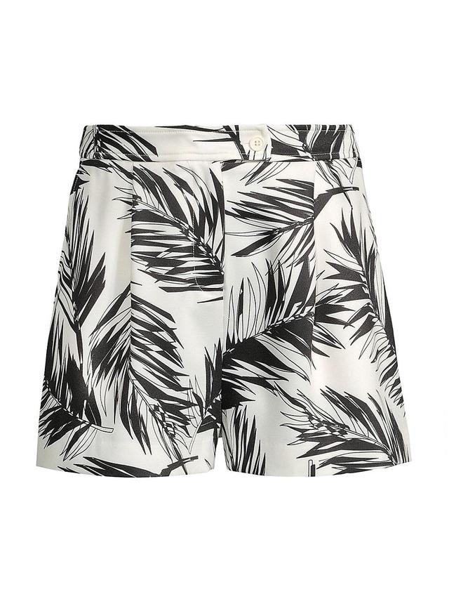 Womens Printed Trouser Shorts - Jet Vanilla Palm - Size 12 - Jet Vanilla Palm - Size 12 Product Image