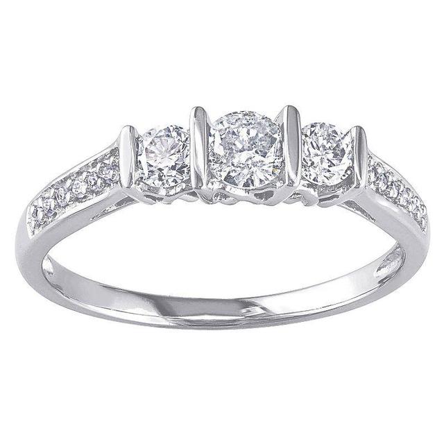 Stella Grace 10k White Gold 1/2 Carat T.W. Diamond Ring, Womens 10k Whgold Product Image