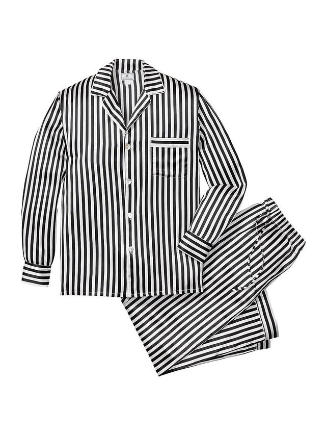 Mens Cabaret Striped Silk Pajamas Product Image