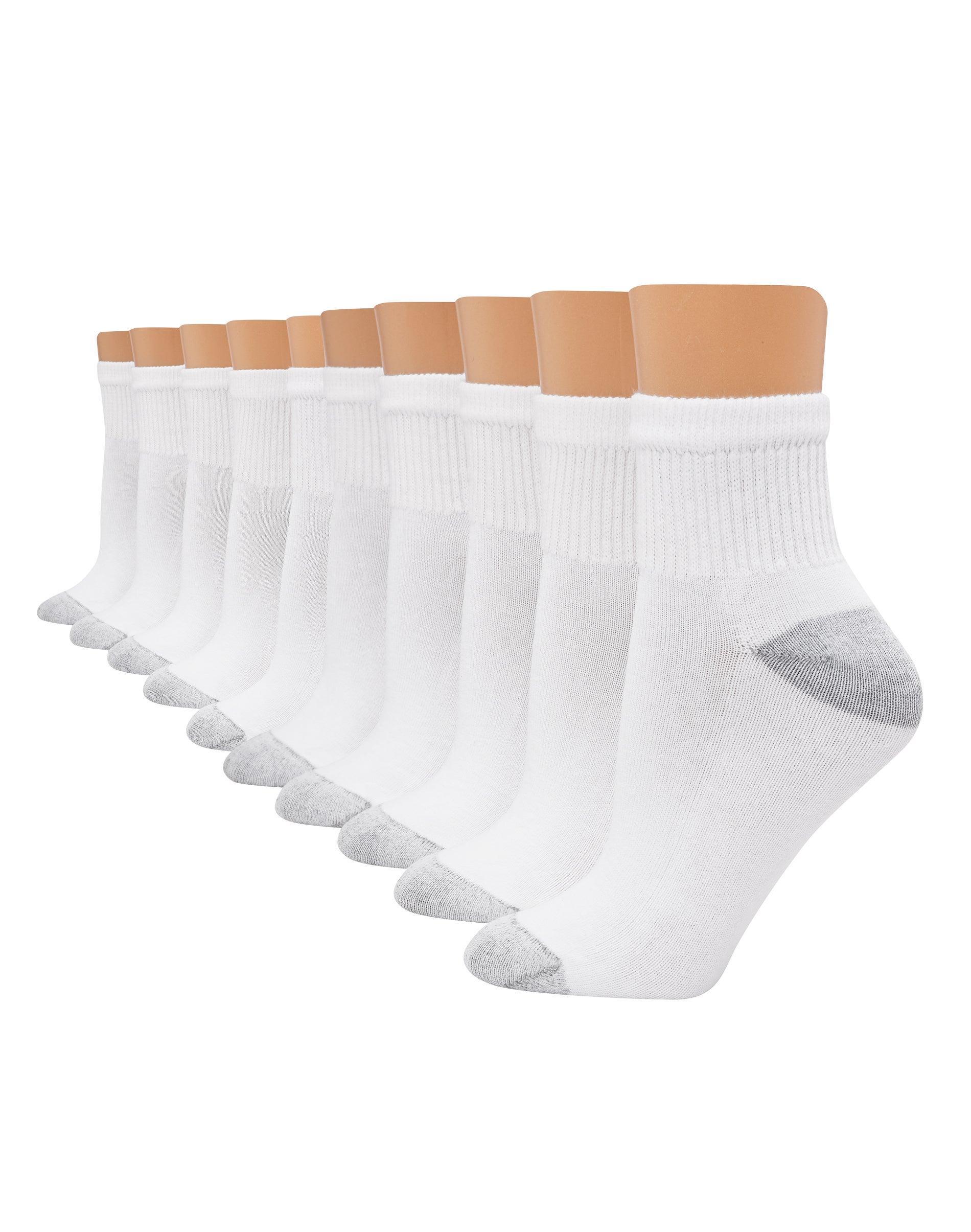 Hanes Womens Cushioned 10pk Ankle Socks 5-9 Product Image