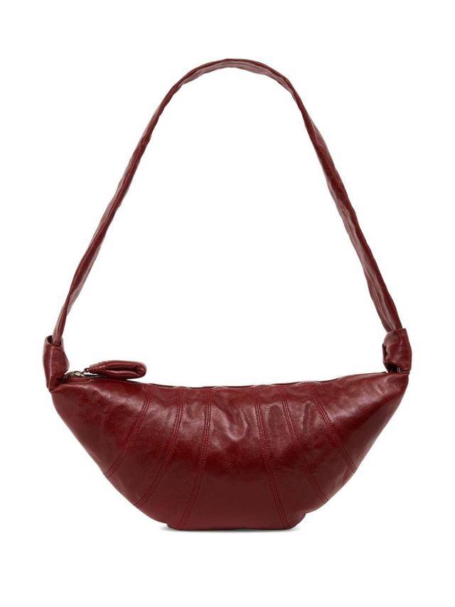 LEMAIRE Medium Croissant Cotton Bag In Red Product Image