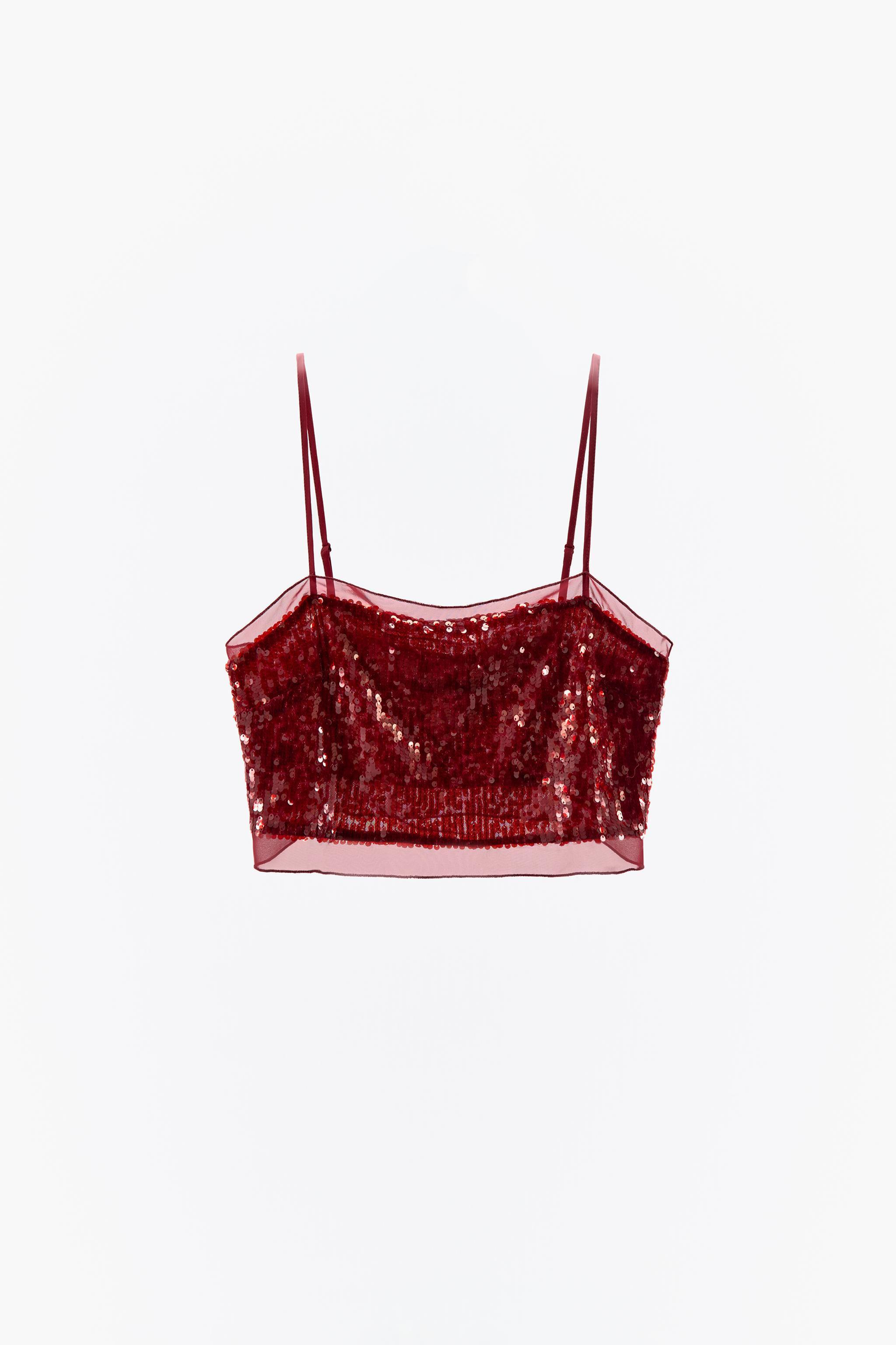 SEQUIN CROP TOP Product Image