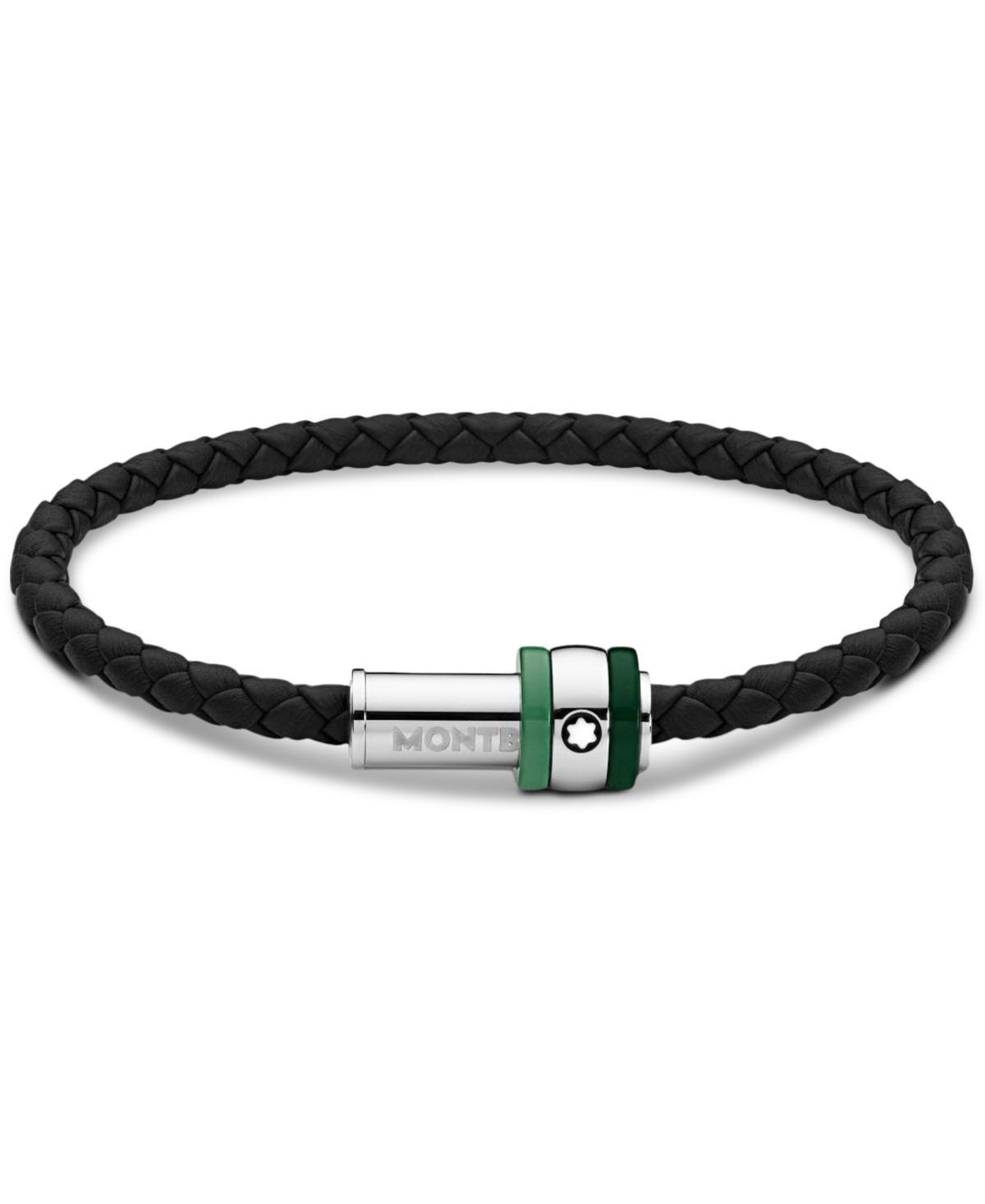 Mens 1858 Ice Sea Leather Bracelet Product Image