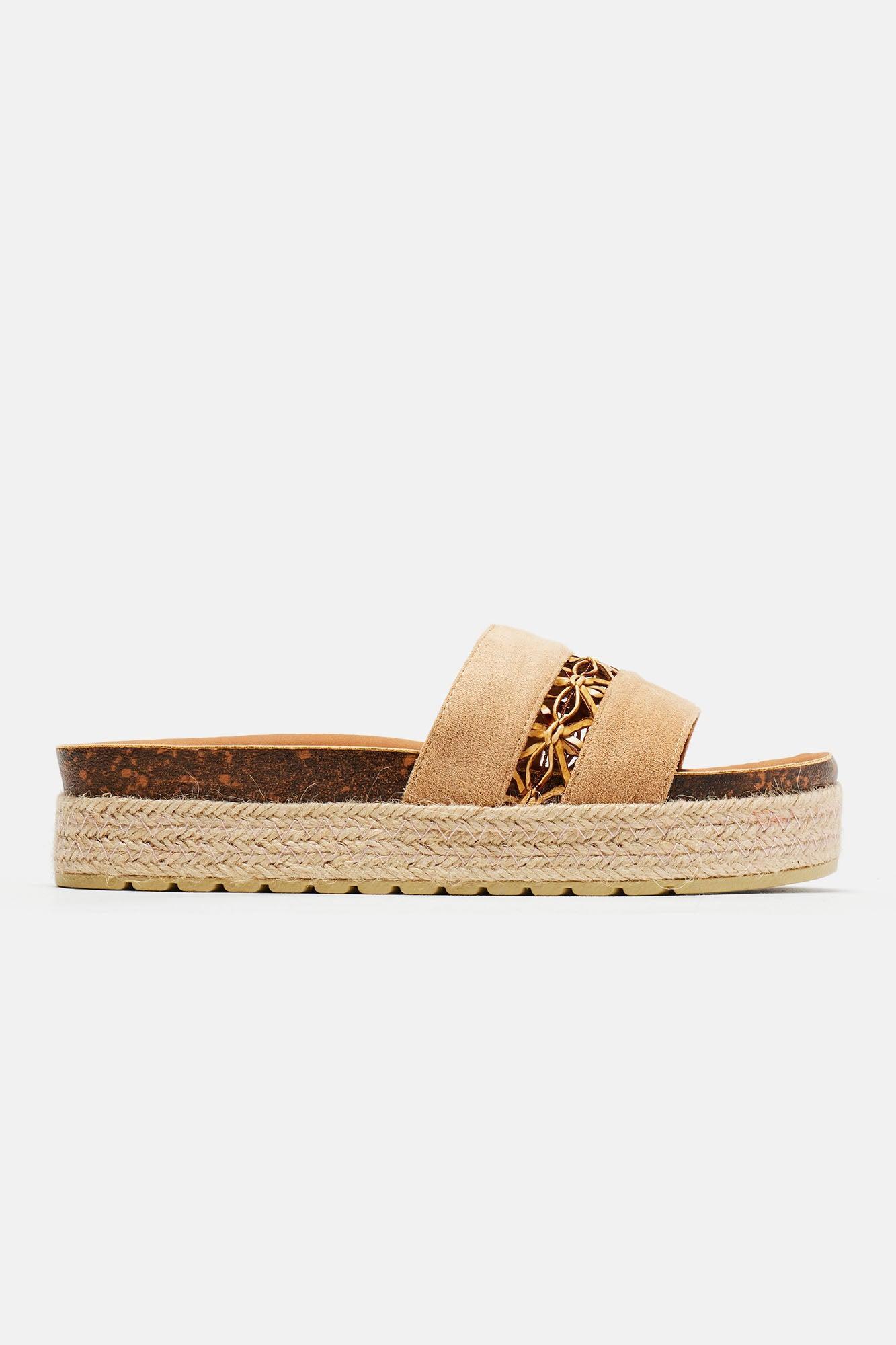 Chill With You Casual Slides - Nude Product Image