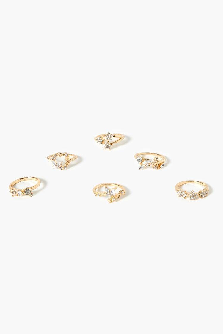 Rhinestone Ring Set | Forever 21 Product Image